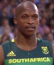 Luvo Manyonga in South Africa Vest